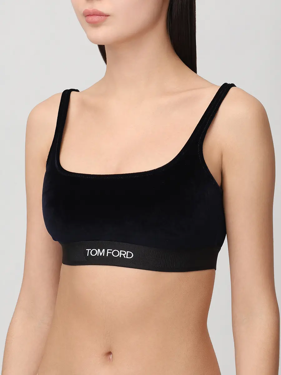 Бюстгальтер-топ бархатный