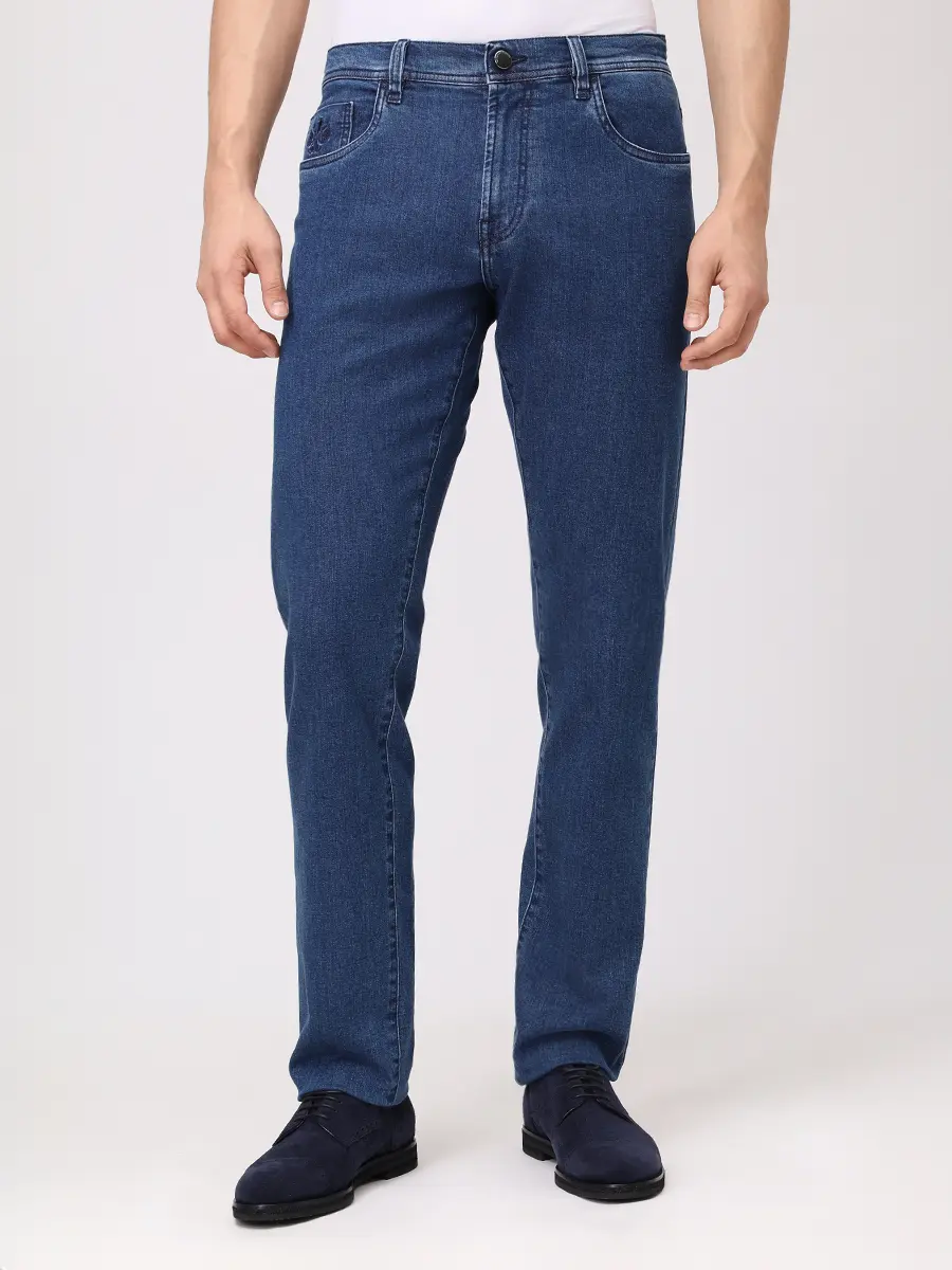 Джинсы Slim Fit хлопковые