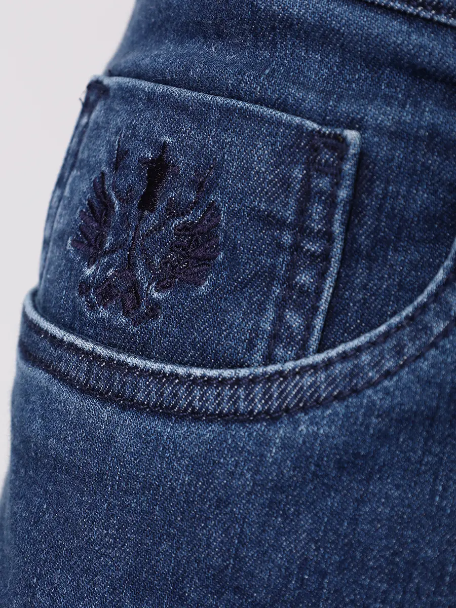 Джинсы Slim Fit хлопковые