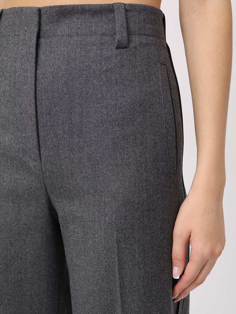 Брюки из шерсти и вискозы