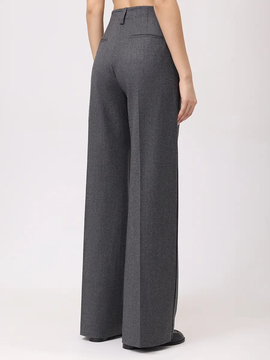 Брюки из шерсти и вискозы