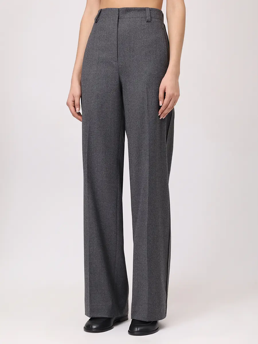 Брюки из шерсти и вискозы