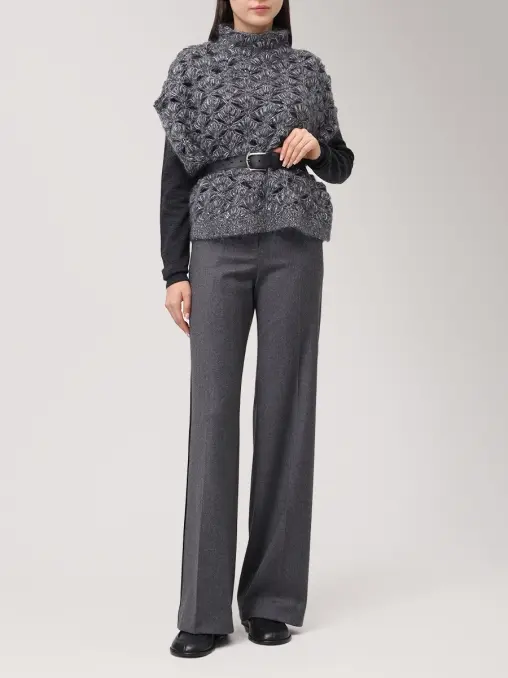 Брюки из шерсти и вискозы ANTONELLI FIRENZE