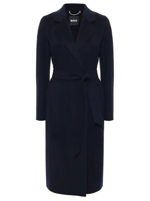 Пальто шерстяное BOSS