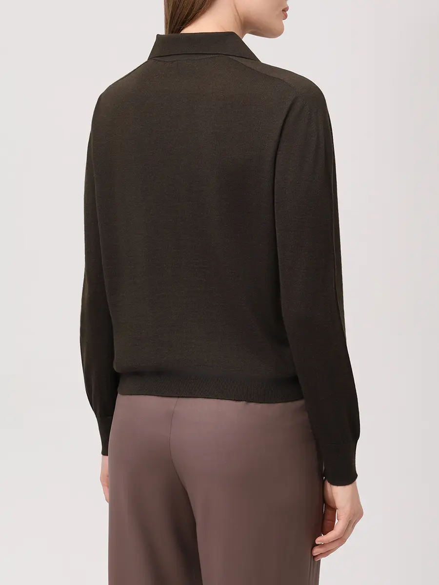 Поло из кашемира и шелка