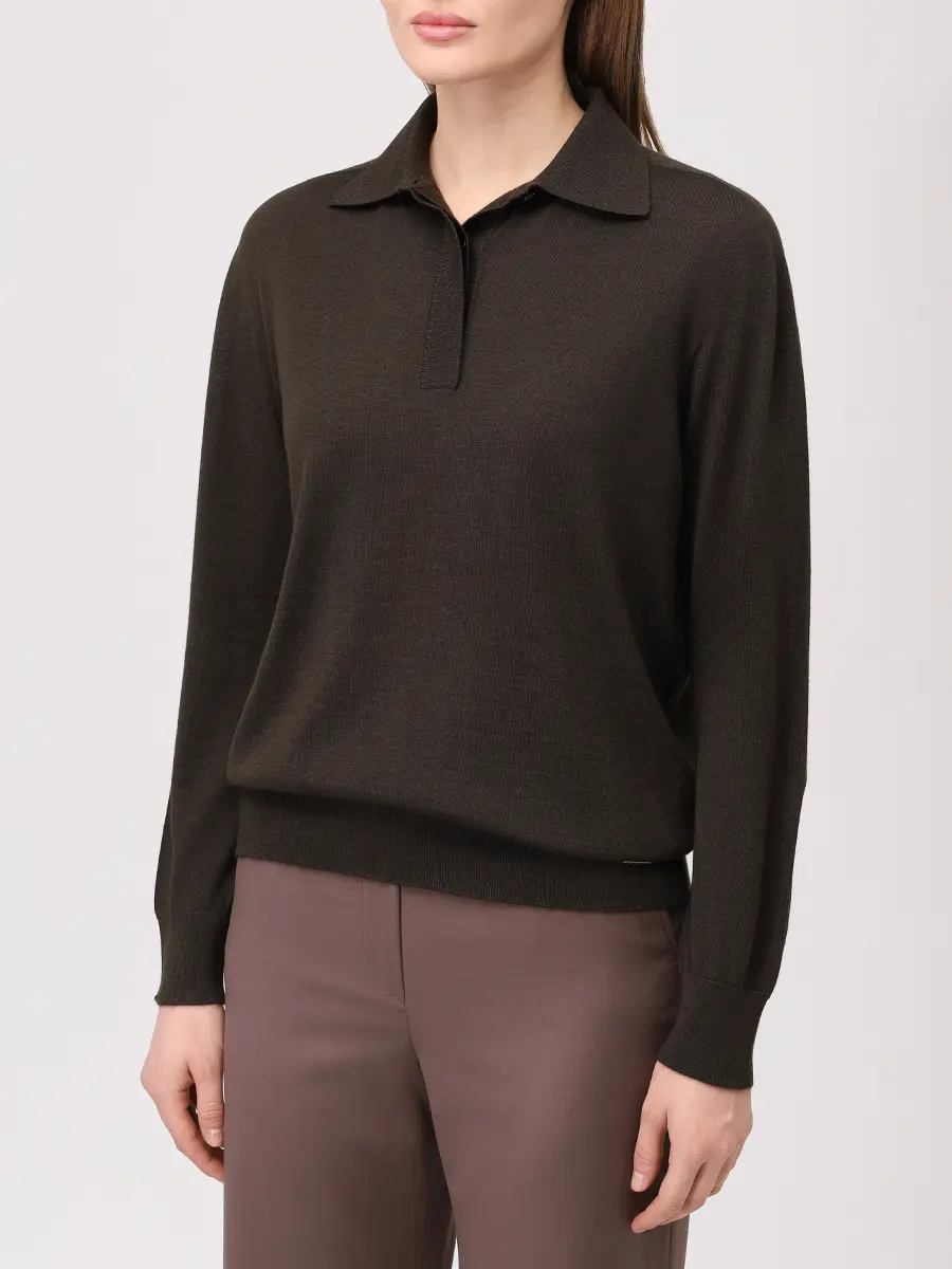 Поло из кашемира и шелка