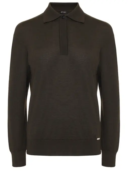 Поло из кашемира и шелка KITON