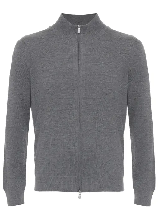 Кардиган из шерсти и шелка BARBA NAPOLI