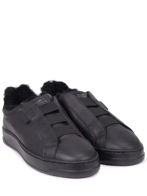 Кеды кожаные на меху VOILE BLANCHE