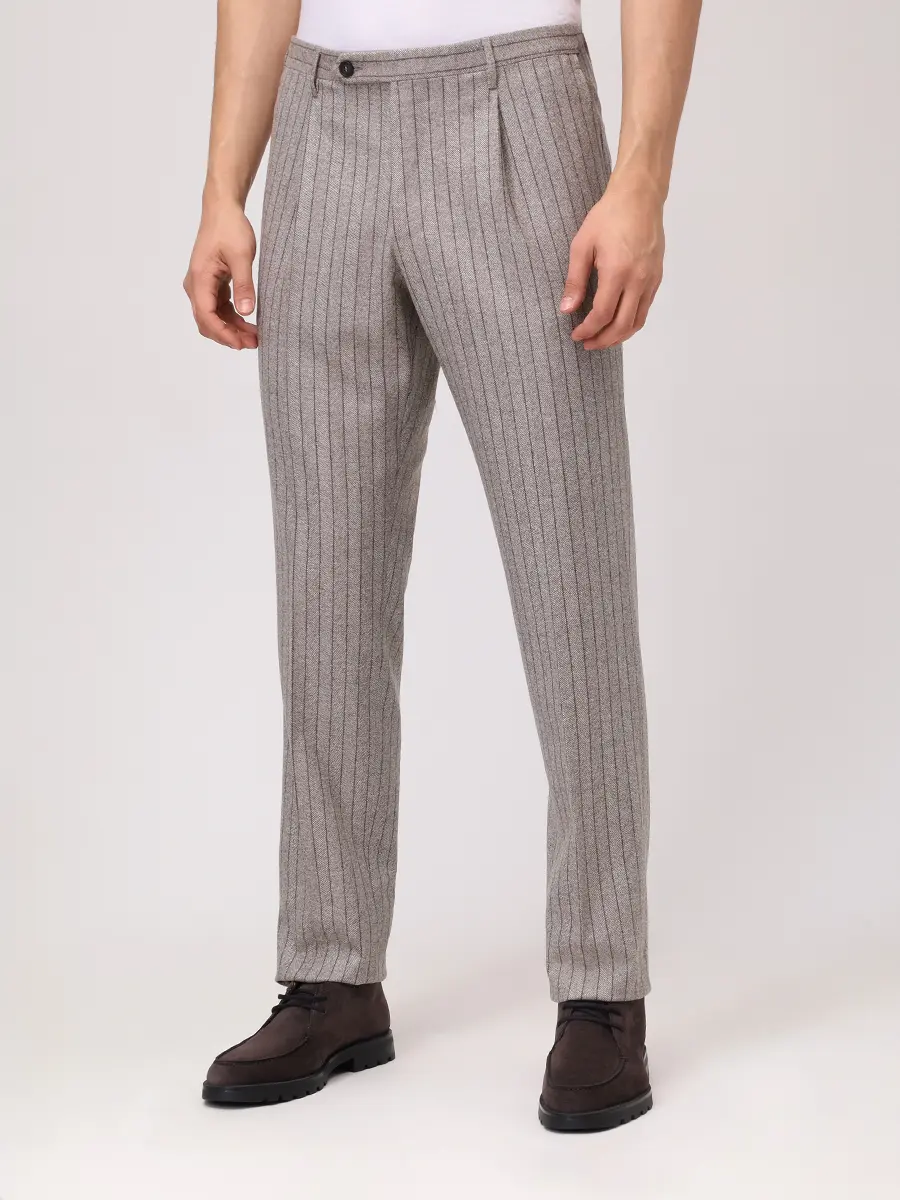 Брюки шерстяные