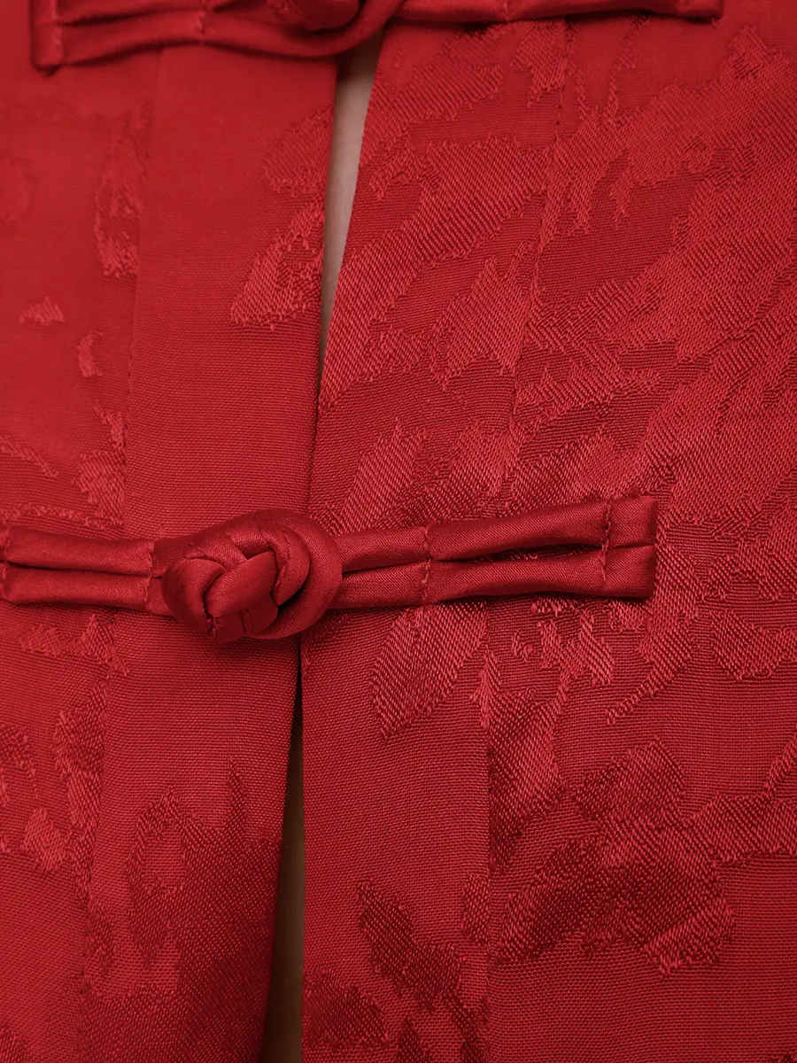 Платье из жаккарда