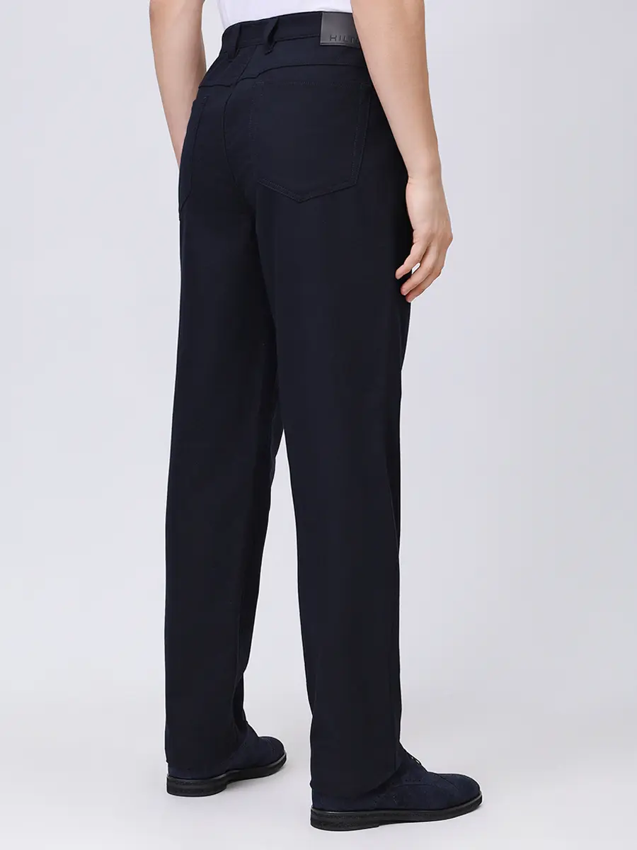 Брюки однотонные