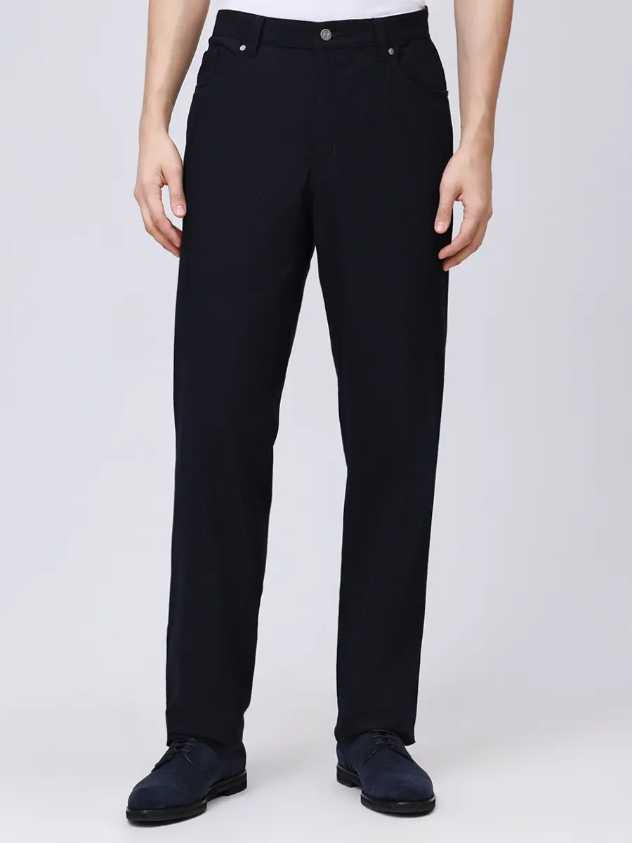 Брюки однотонные