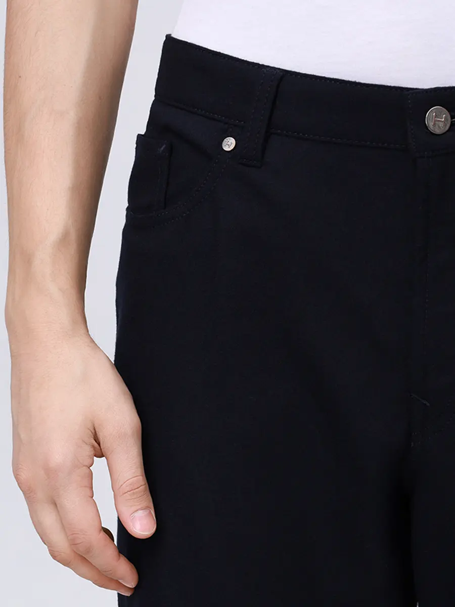 Брюки однотонные