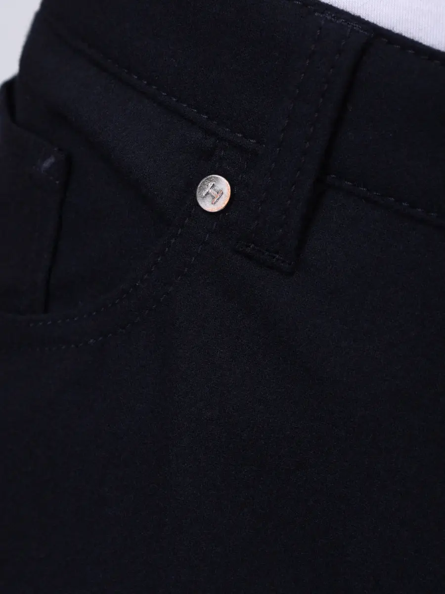 Брюки однотонные