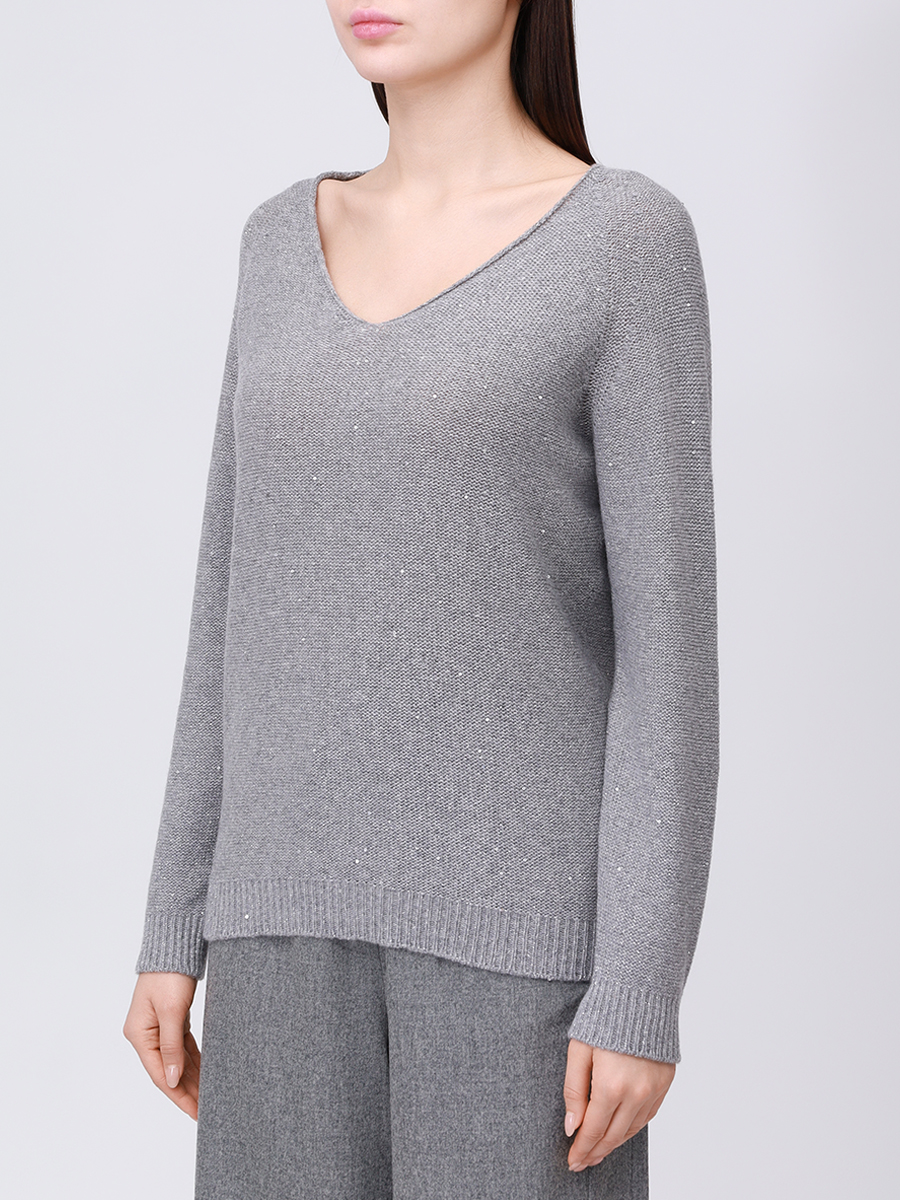 Пуловер из шерсти и кашемира