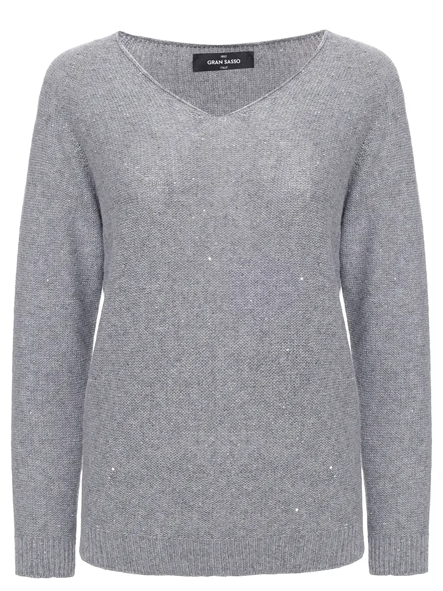 Пуловер из шерсти и кашемира