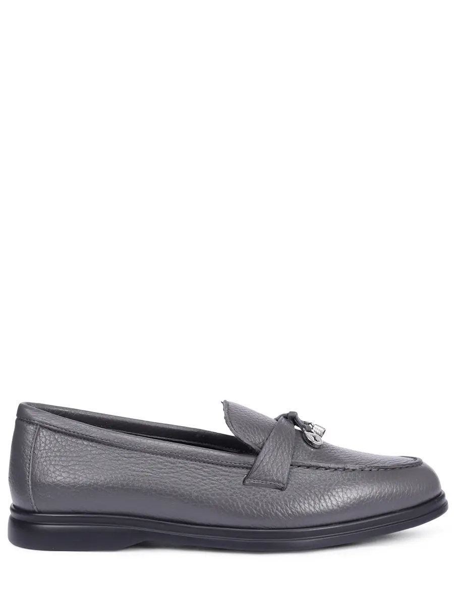 Лоферы кожаные на байке