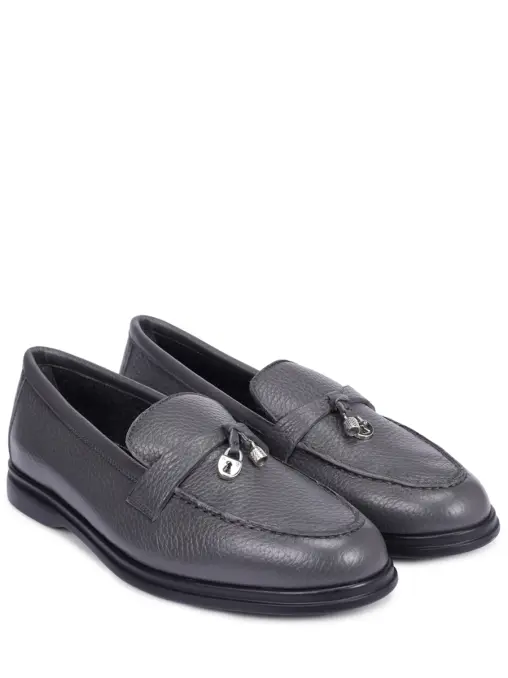 Лоферы кожаные на байке ALDO BRUE`