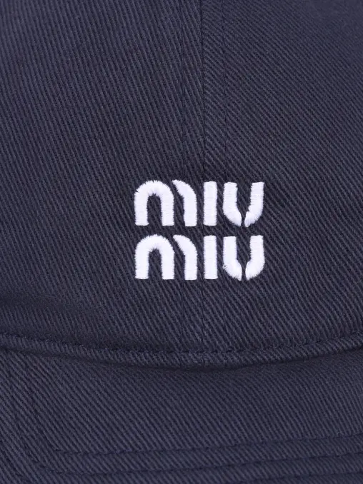 Бейсболка хлопковая MIU MIU