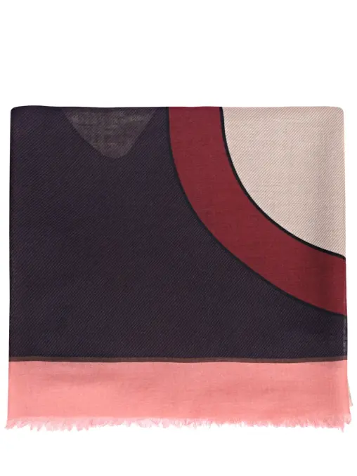 Платок из вискозы и шерсти COCCINELLE