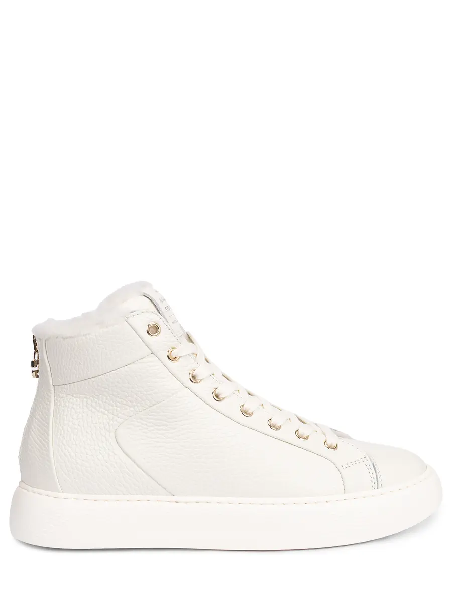 Кеды кожаные на меху