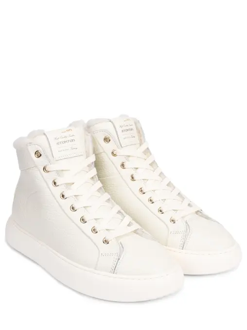 Кеды кожаные на меху STOKTON