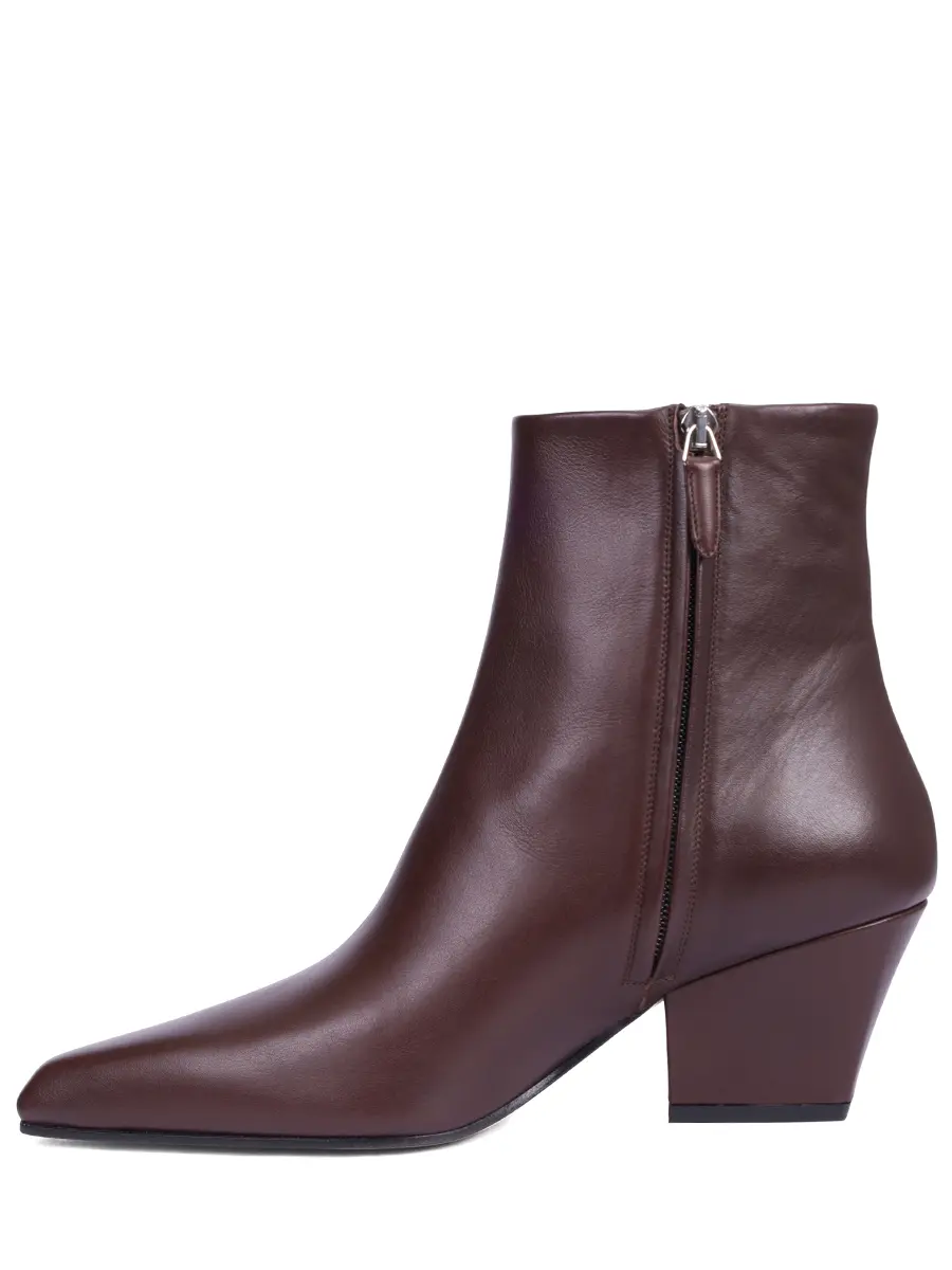 Ботильоны кожаные
