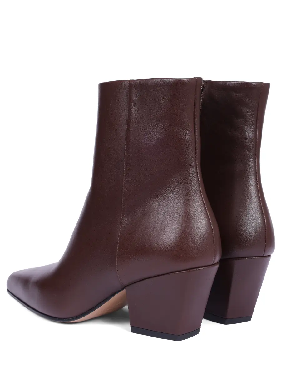 Ботильоны кожаные