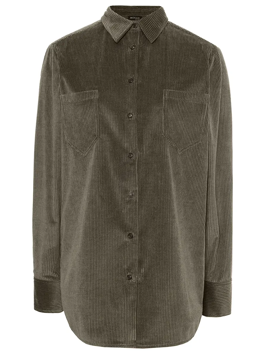 Рубашка вельветовая