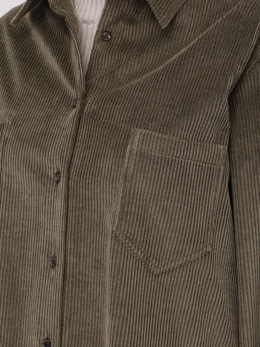 Рубашка вельветовая