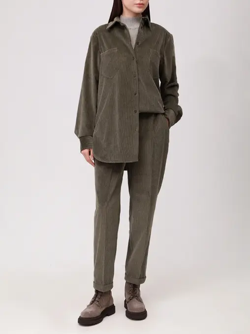 Рубашка вельветовая KITON