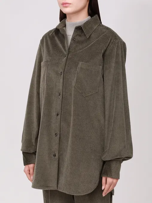 Рубашка вельветовая KITON