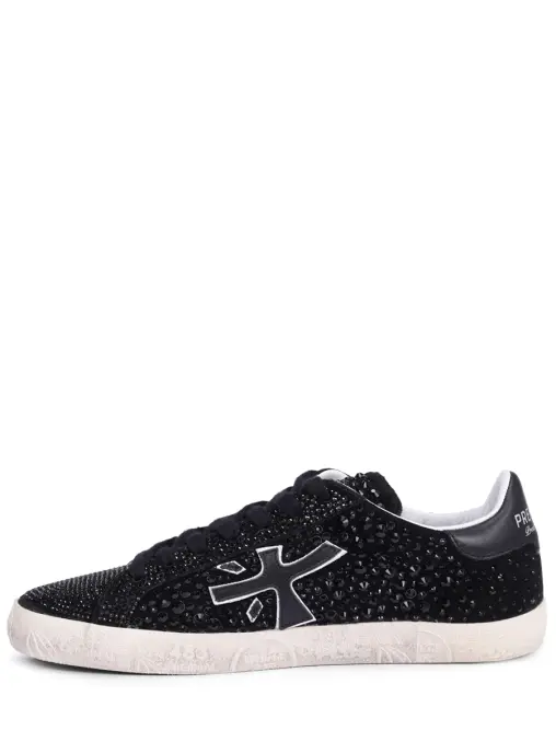Кеды замшевые со стразами Steven-D PREMIATA