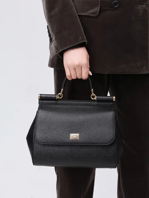 Сумка кожаная Sicily DOLCE & GABBANA