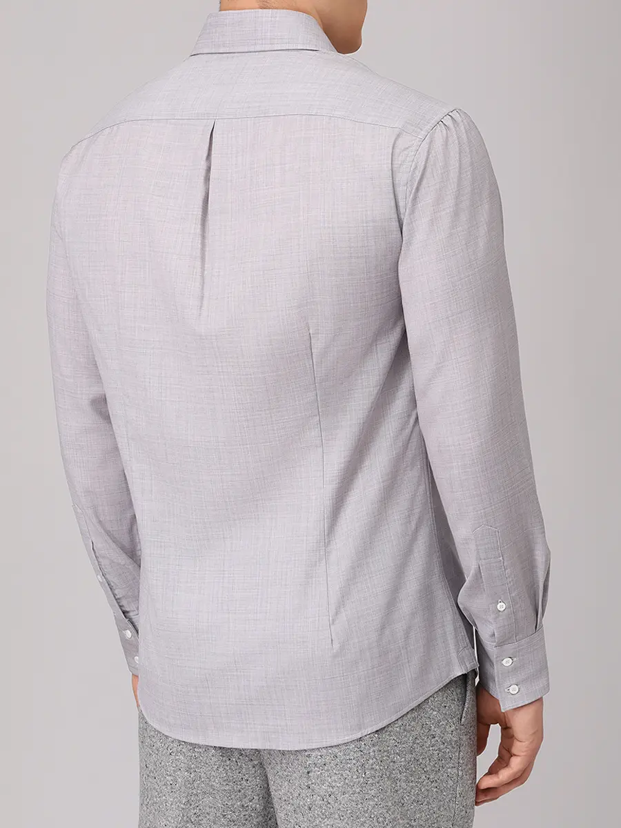 Рубашка Slim Fit шерстяная