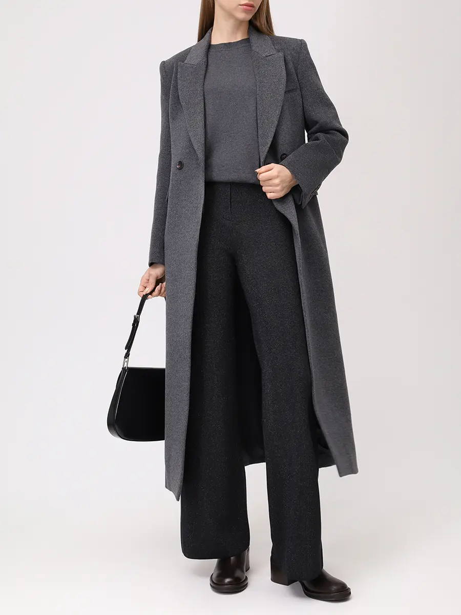 Брюки из шелка и кашемира