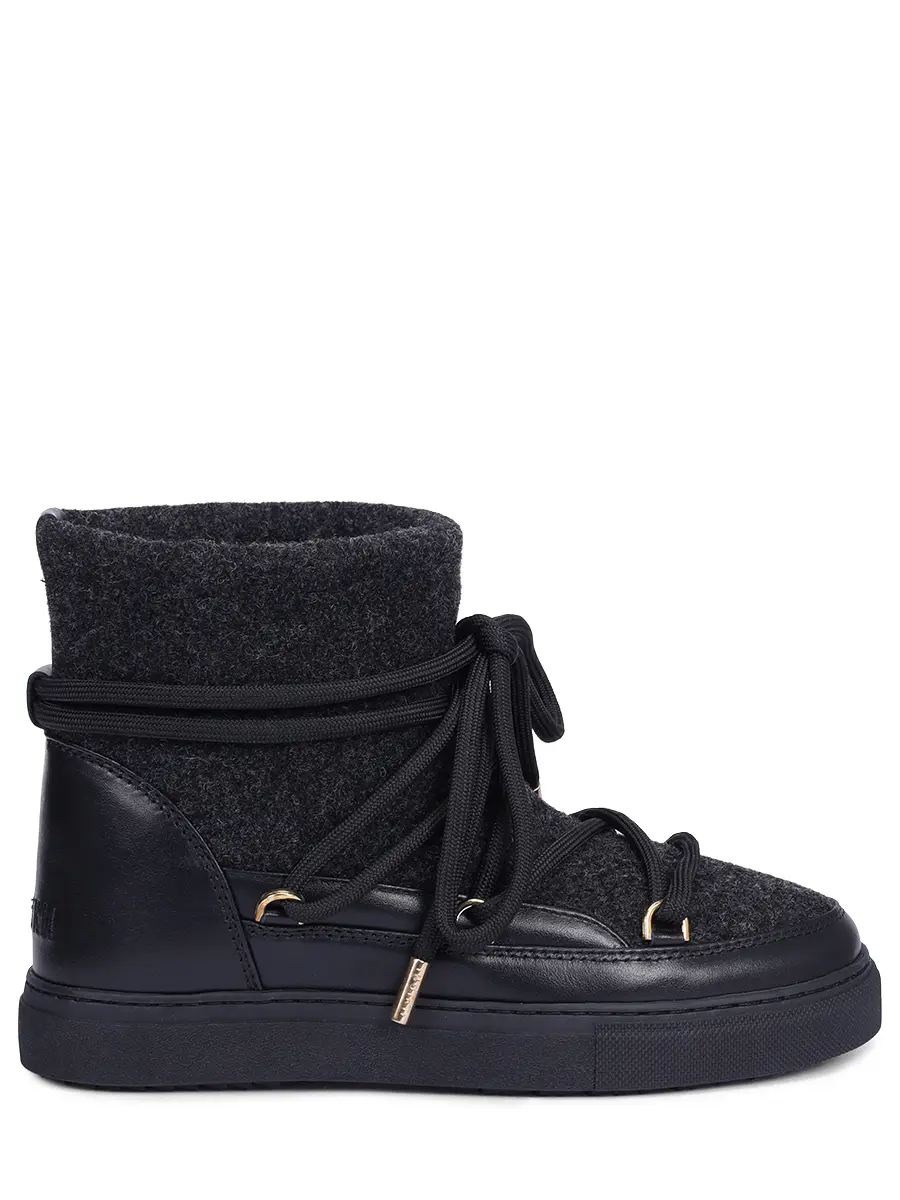 Ботинки комбинированные на меху