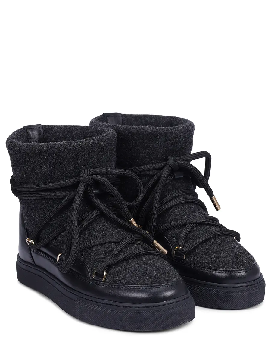 Ботинки комбинированные на меху