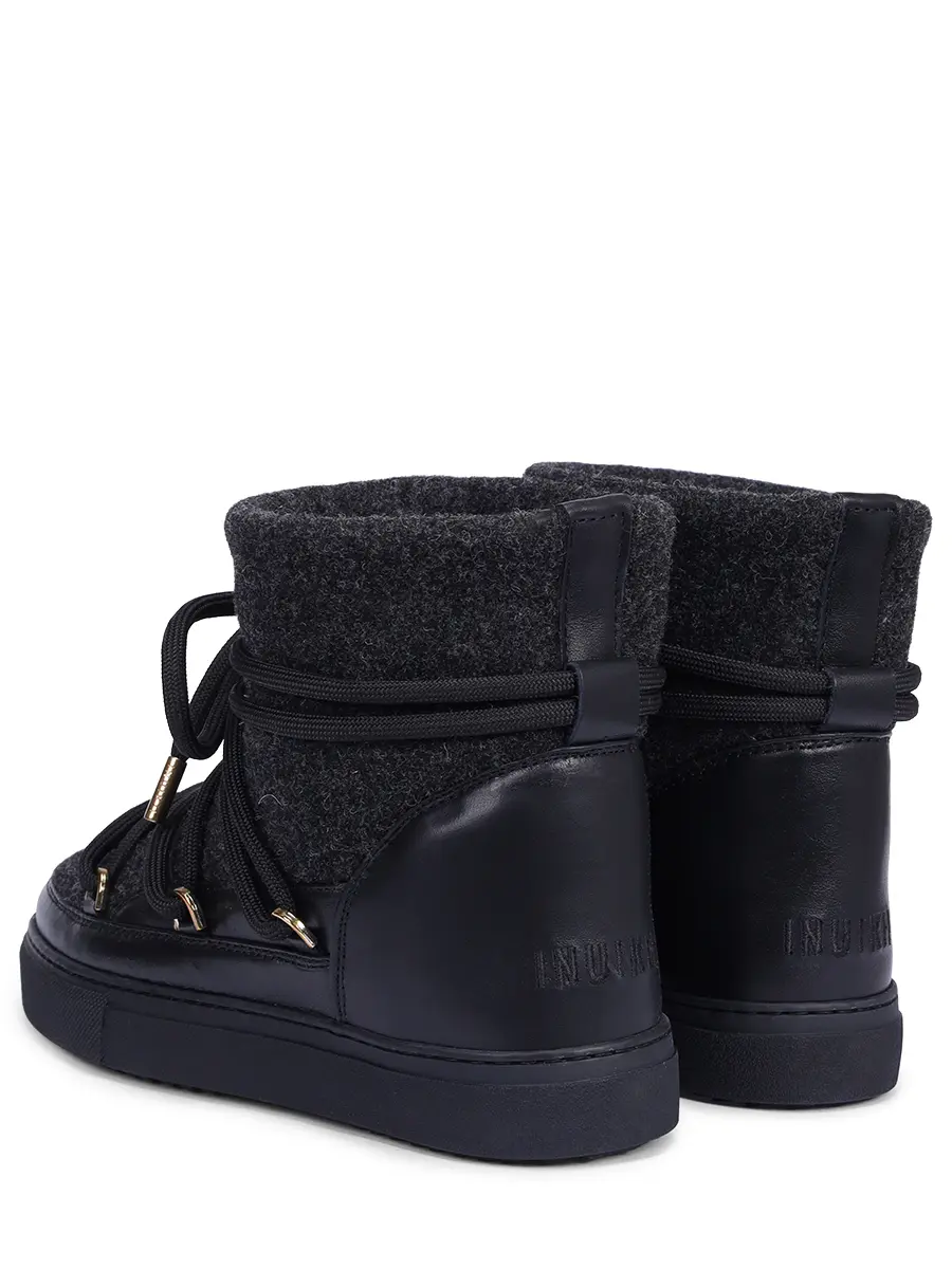 Ботинки комбинированные на меху