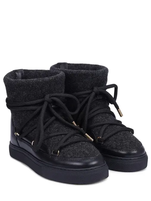 Ботинки комбинированные на меху INUIKII