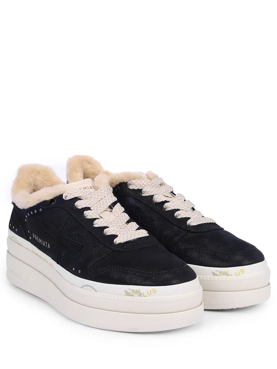 Кеды замшевые на меху Micol