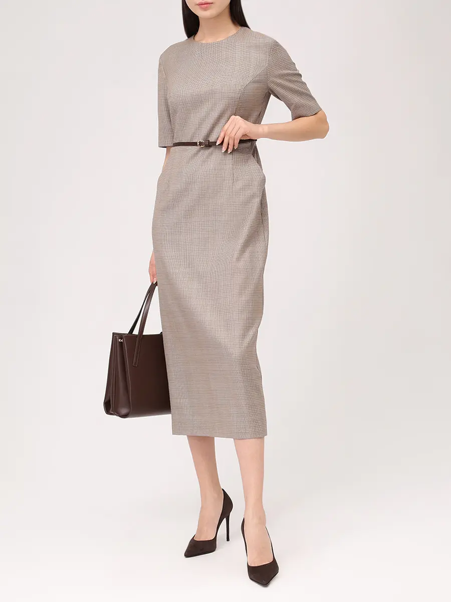 Платье шерстяное