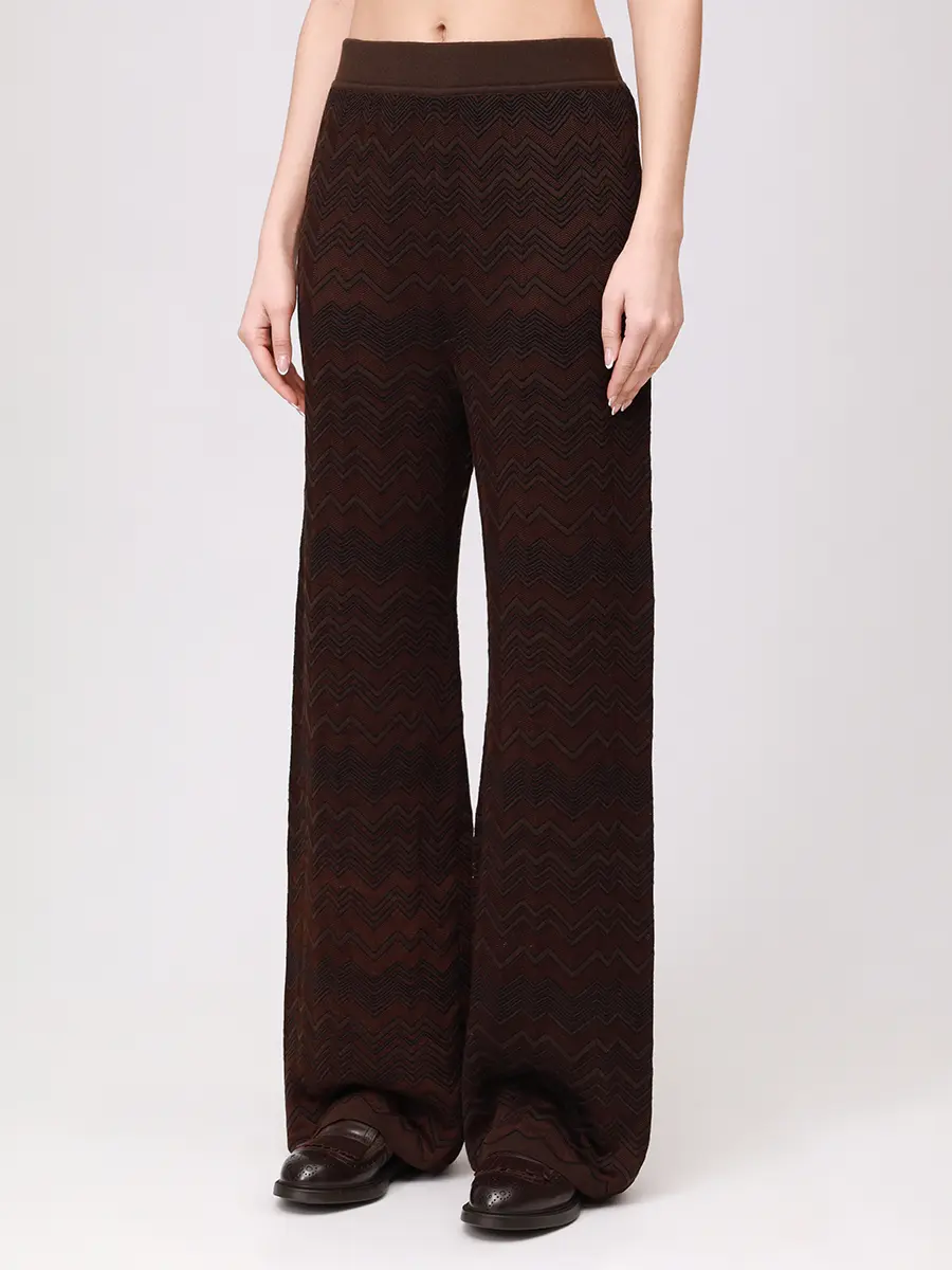 Брюки из вискозы и шерсти