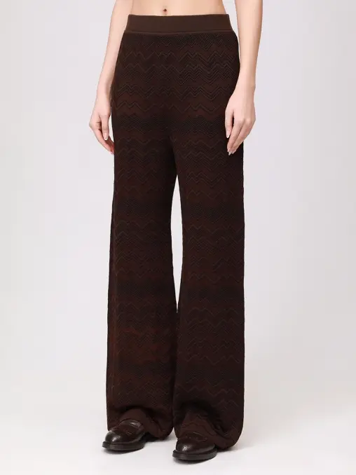 Брюки из вискозы и шерсти MISSONI