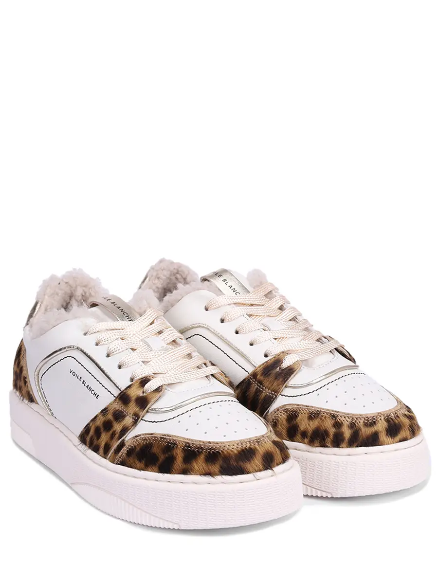 Кеды комбинированные на меху