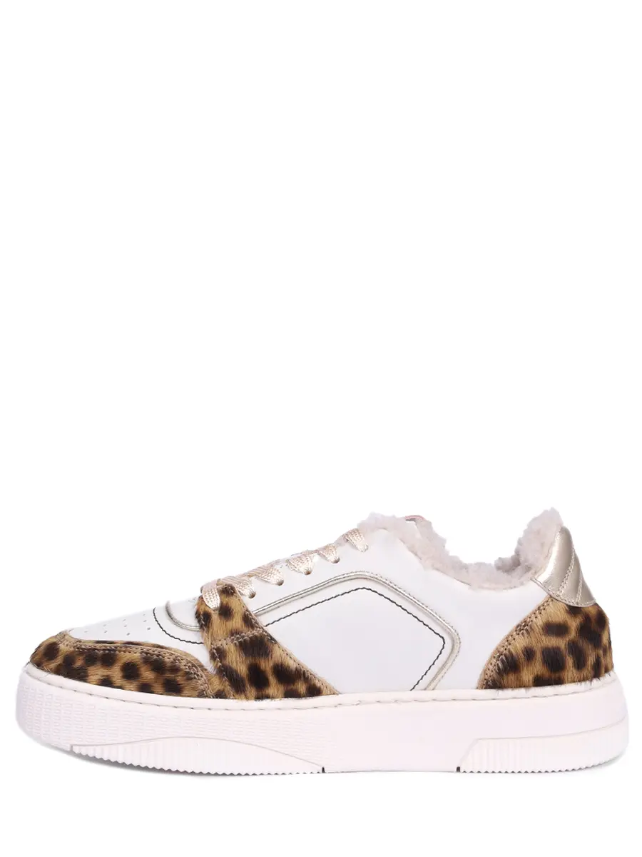 Кеды комбинированные на меху