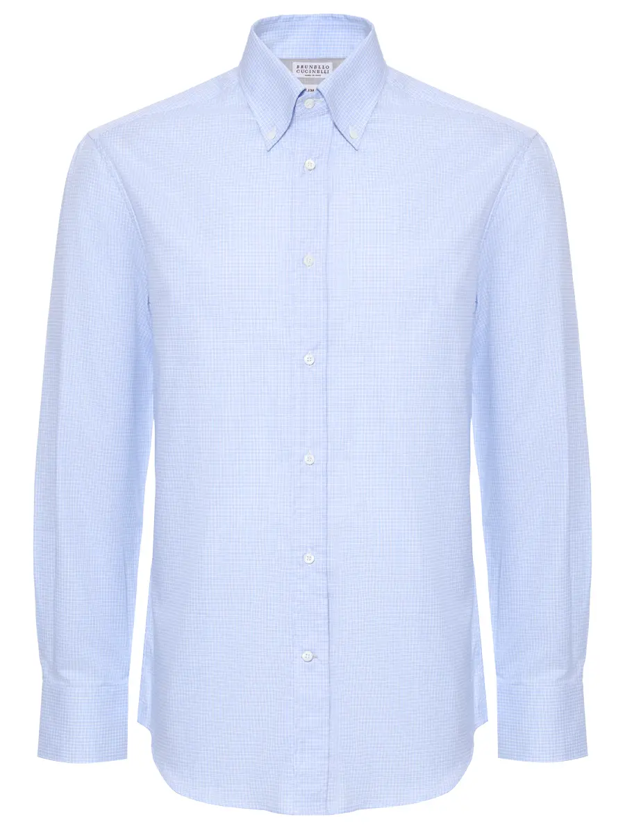 Рубашка Slim Fit хлопковая