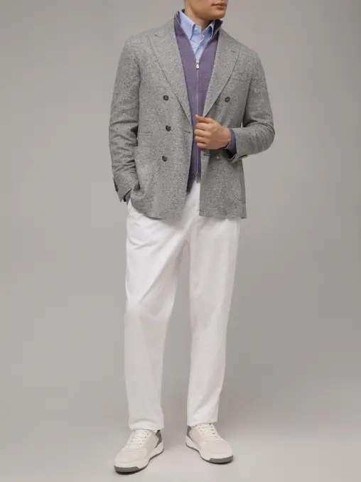 Рубашка Slim Fit хлопковая BRUNELLO CUCINELLI