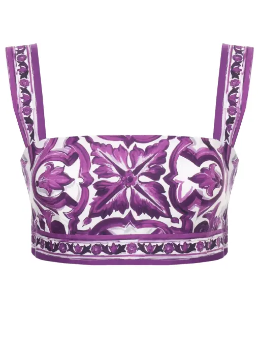 Топ хлопковый DOLCE & GABBANA
